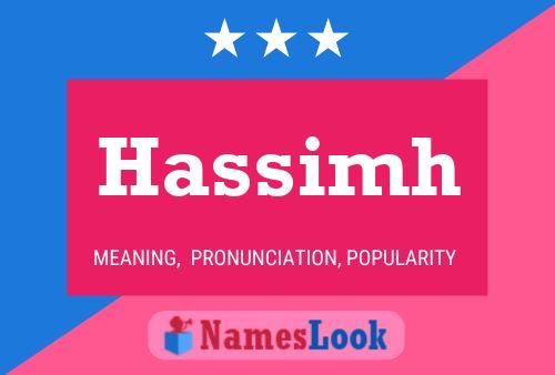 Hassimh Namensposter