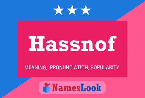 Hassnof Namensposter