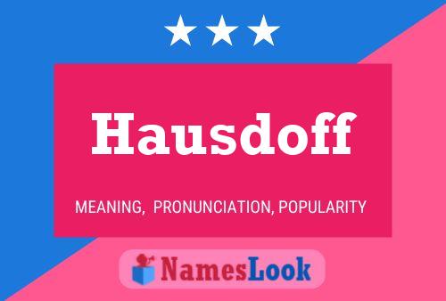 Hausdoff Namensposter