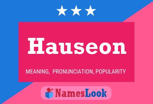 Hauseon Namensposter