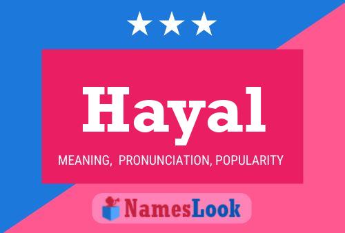 Hayal Namensposter