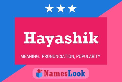 Hayashik Namensposter