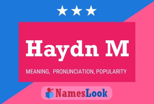 Haydn M Namensposter