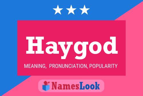 Haygod Namensposter