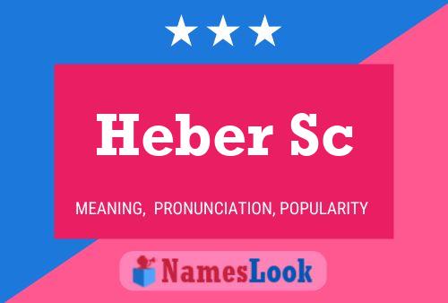 Heber Sc Namensposter