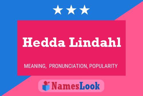 Hedda Lindahl Namensposter