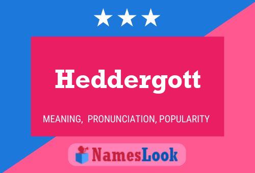 Heddergott Namensposter