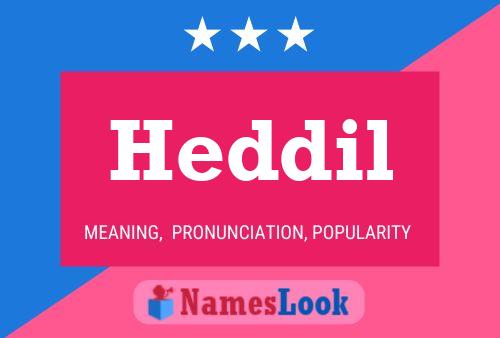 Heddil Namensposter