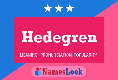 Hedegren Namensposter