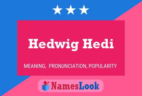 Hedwig Hedi Namensposter