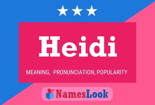 Heidi Namensposter