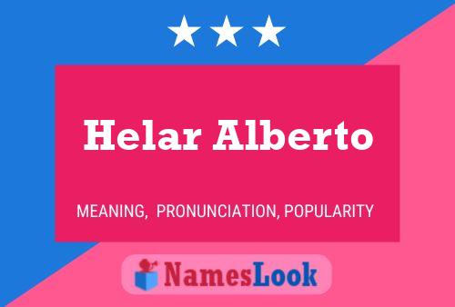 Helar Alberto Namensposter