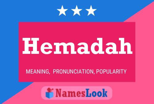 Hemadah Namensposter