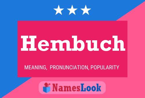 Hembuch Namensposter