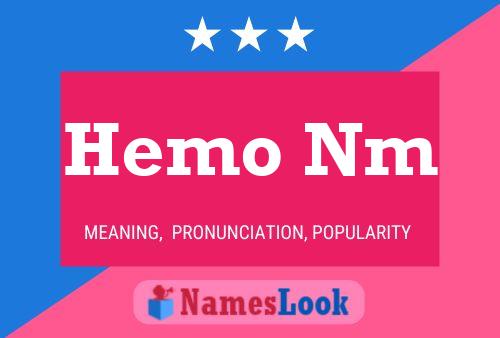 Hemo Nm Namensposter