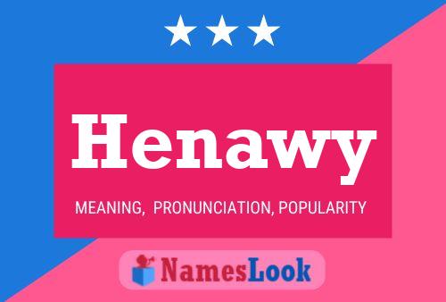 Henawy Namensposter