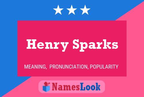 Henry Sparks Namensposter