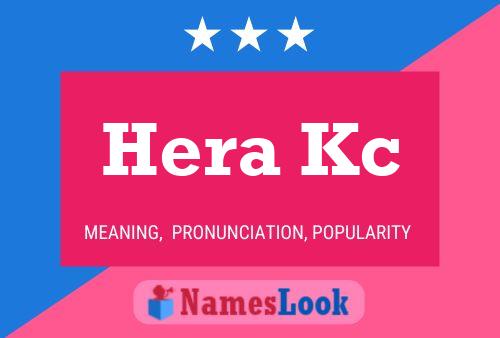 Hera Kc Namensposter