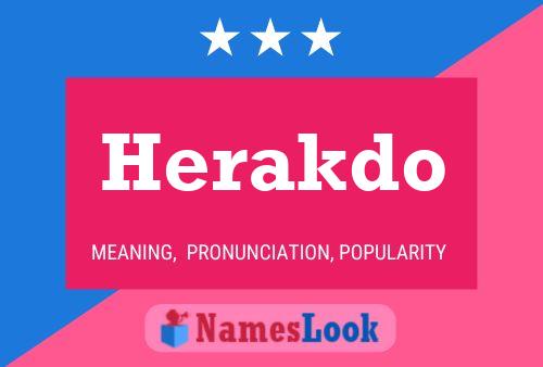 Herakdo Namensposter