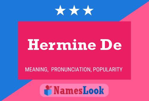 Hermine De Namensposter