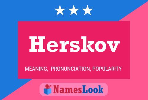 Herskov Namensposter