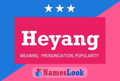 Heyang Namensposter