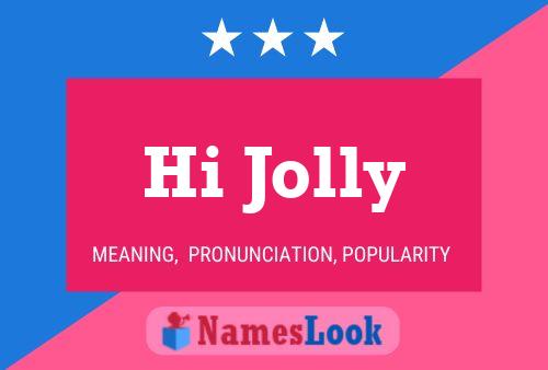 Hi Jolly Namensposter