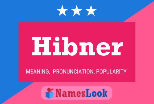 Hibner Namensposter