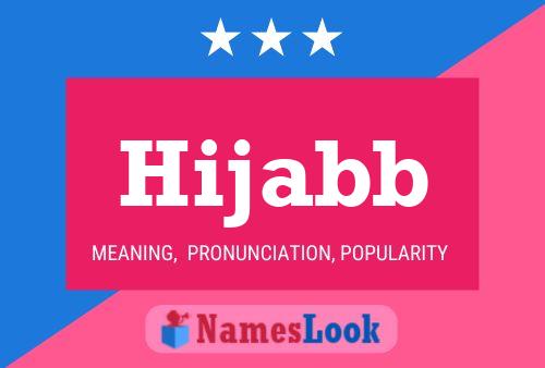 Hijabb Namensposter