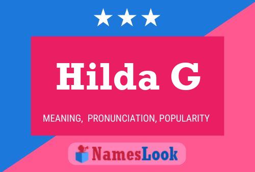 Hilda G Namensposter