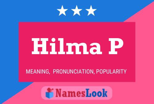 Hilma P Namensposter