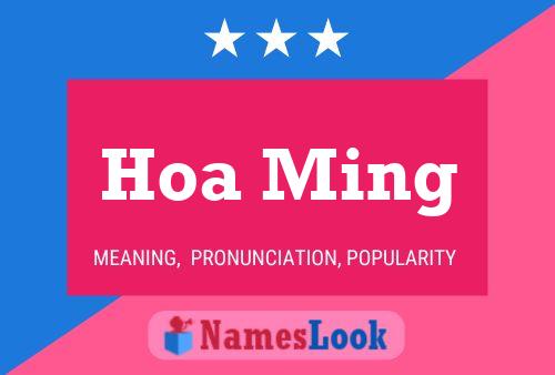 Hoa Ming Namensposter