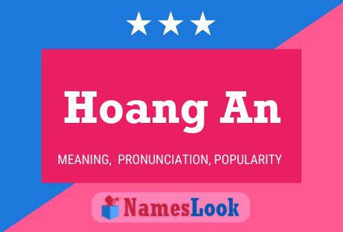 Hoang An Namensposter