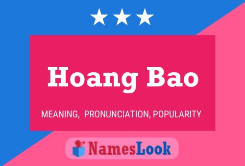 Hoang Bao Namensposter