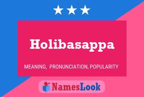 Holibasappa Namensposter