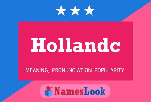 Hollandc Namensposter