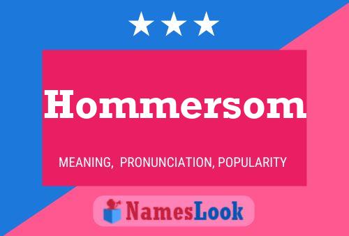 Hommersom Namensposter