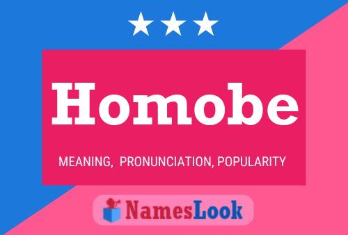 Homobe Namensposter