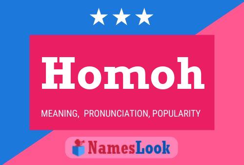 Homoh Namensposter