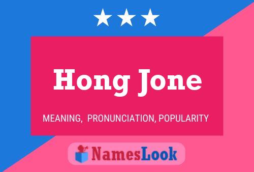 Hong Jone Namensposter