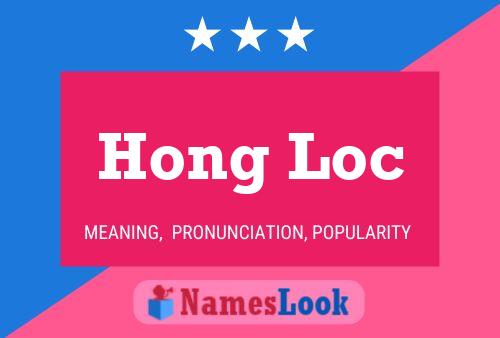 Hong Loc Namensposter