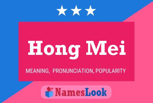 Hong Mei Namensposter