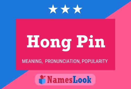 Hong Pin Namensposter