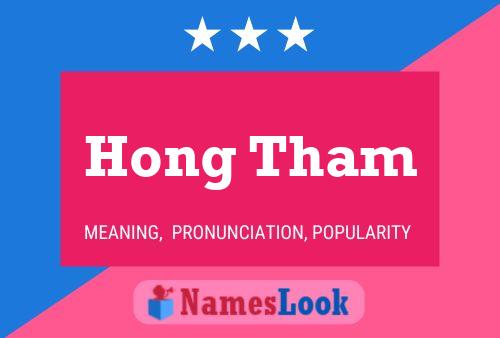 Hong Tham Namensposter