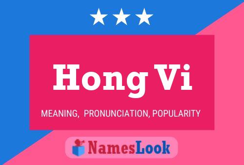 Hong Vi Namensposter