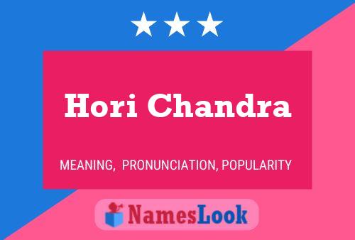 Hori Chandra Namensposter