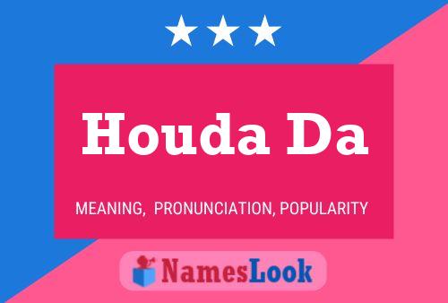 Houda Da Namensposter