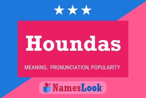 Houndas Namensposter