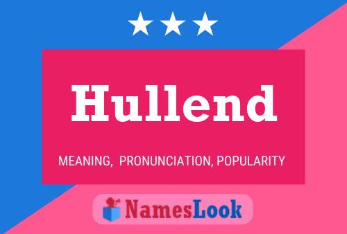 Hullend Namensposter