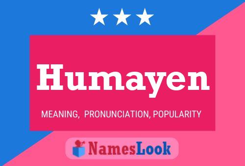 Humayen Namensposter